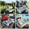 thumbnail image 6 of Golf Cart Seat Covers for 2 Seater,Teal Grey Pumpkins Fall Microfiber Cart Seat Towel Blanket,Thanksgiving Eucalyptus Leaves Rustic Absorbent NonSlip Bench Seats Protector for Golf Course 51"x31", 6 of 9