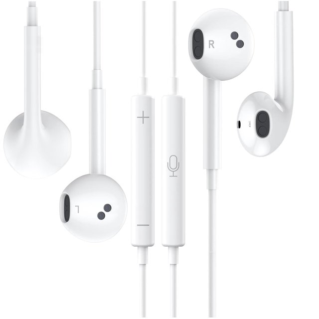 Auriculares con cable Wgluupk Lilltning para iPhone con micrófono y volumen