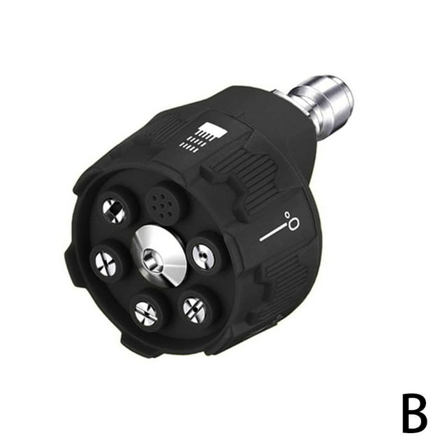 6 In1 Spray Head 1/4 Inch Quick Connect Pressure Washer Jet Nozzle I7P8