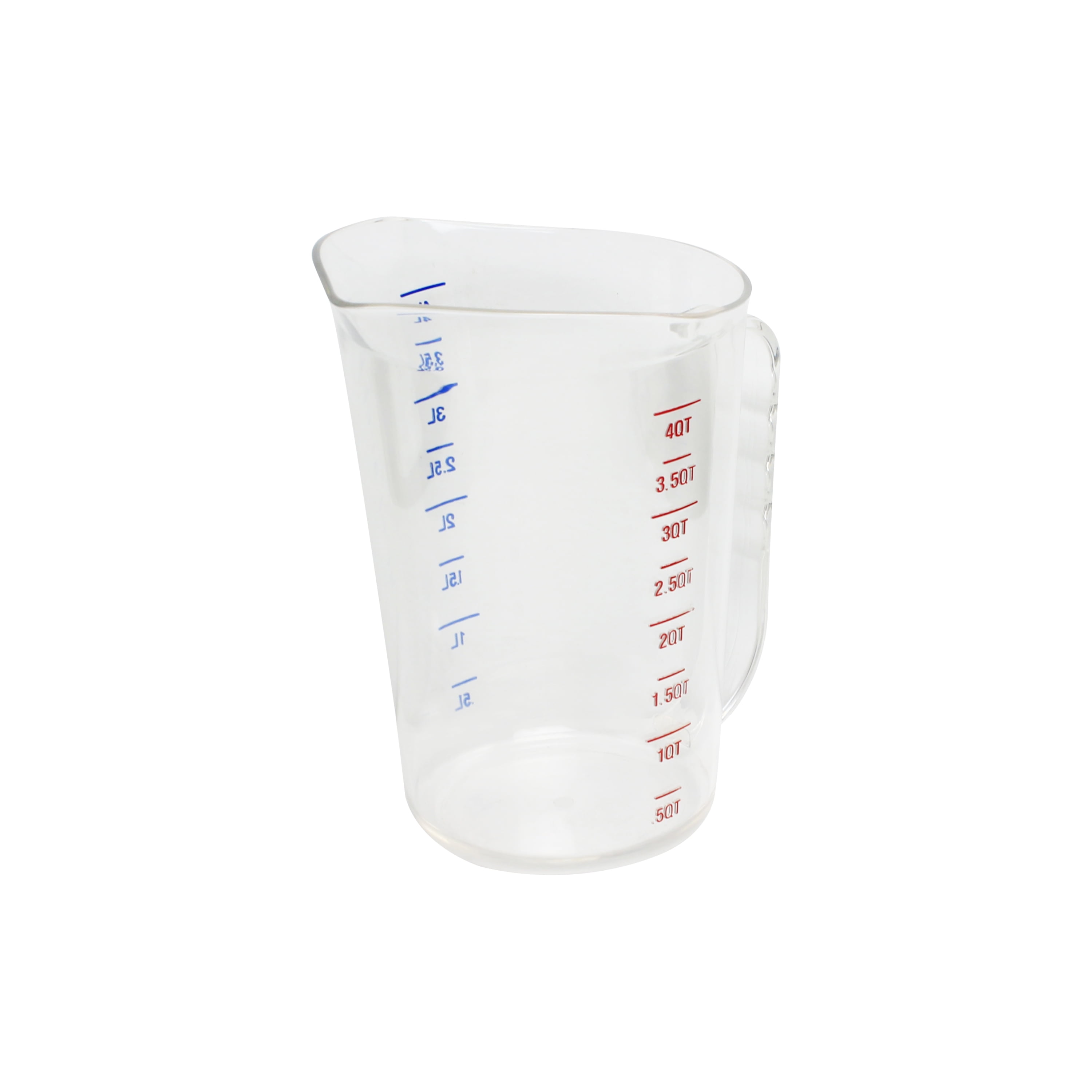 Excellante 4 quart/ 4 liter Polycaronate measuring cup