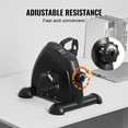 thumbnail image 5 of KFFKFF Compact Pedal Trainer, Under-Desk Bicycle for Arm/Leg Workout, Adjustable Resistance Home Office Exercise Equipment, Portable Cycle with Digital Monitor & Anti-Skid Mat, 5 of 9