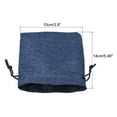 thumbnail image 2 of Uxcell Linen Burlap Bags with Drawstring for Gifts,DIY Craft Navy 10 x 14cm 20pack, 2 of 5