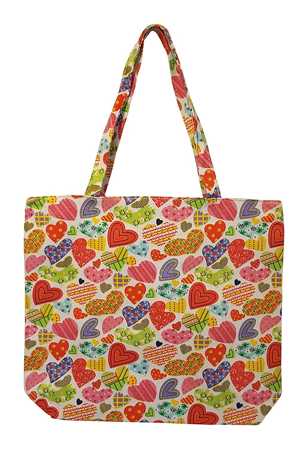 101 BEACH Medium Size Zipper Top Beach Tote Bag