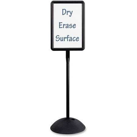 Write Way&reg; Rectangle Sign, Black