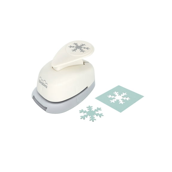 Bira Craft 5/8 inch Snowflake Shape, Christmas Punch, Lever Action Craft Punch for Paper Crafting Scrapbooking