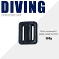 thumbnail image 3 of Naiovety Peso de buceo antideslizante profesional seguro esnórquel contrapeso natación submarina deportes Gadgets regalos accesorio Deportes acuáticos Negro, 3 of 6