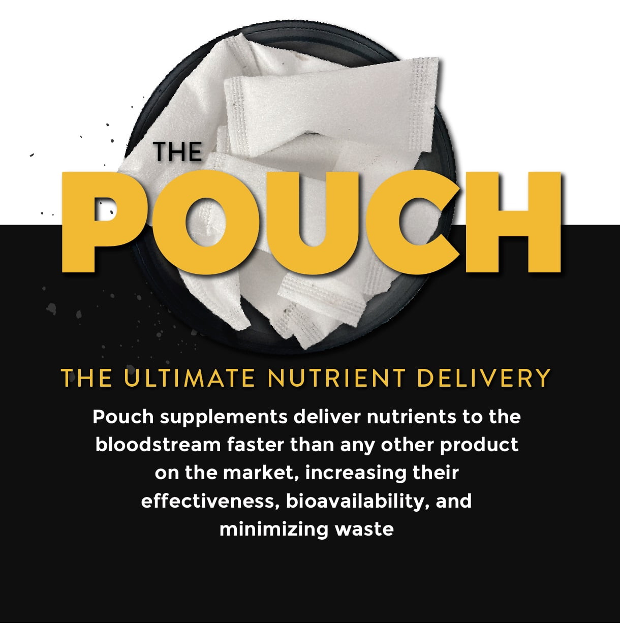 Fully Loaded Alpha Nootropic Pouches (Mint flavor) 5-pack, 15 pouches per can - ALPHA GPC, TYROSINE, GABA