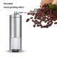 thumbnail image 1 of Molinillo de café manual Molinillo de especias de acero inoxidable Rebaba de cerámica con manivela, 1 of 5