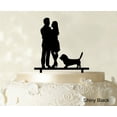 thumbnail image 1 of "Couple Wedding Cake Topper Personalized Cake Topper Color Option Available 6""-7"" Inches Wide", 1 of 1