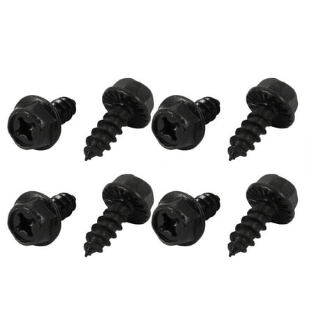 

Unique Bargains M6x16mm Iron Zinc Plated Self-Tapping Hex Flange Drive Blot Screw 8pcs