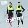 thumbnail image 4 of Rrtizan Adult Inflatable Snorkel Vest Portable Life Jacket for Swimming Safety, 4 of 4