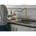 thumbnail image 2 of Delta 19825Lf Junction 1.8 GPM Single Hole Pull Down Kitchen Faucet - Black, 2 of 7