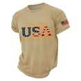 thumbnail image 2 of America 250 Shirt Mens United States 250th Anniversary T-Shirt USA Flag Freedom Grace Graphic Tops, 2 of 5