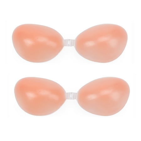 

SAYFUT Self Adhesive Silicone Bra Push-up Strapless Reusable Invisible Prone Bra for Backless Dresses