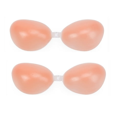 NK Self Adhesive Silicone Bra Push-up Strapless Reusable Invisible Prone Bra for Backless