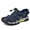 Blue, variant on Mens Closed Toe Outdoor Sandals, Hiking Sandals with Adjustable Quick Lace, Non-Slip Beach Water Shoes for Trekking Walking