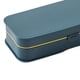 thumbnail image 3 of Kit de Costura, Caja de Almacenamiento de 2 Compartimentos, Contenedor, Bolsa Organizadora, Bolsa de Transporte, Portátil para Tijeras , oscuro BLESIY Hilo de coser, 3 of 8