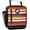 Lava Stripes, variant on Basic Insulated Lunch Bag for Work, Thermal Reusable Office Lunch Box for Men, Women (Palm Trees)