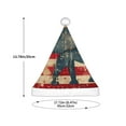 thumbnail image 3 of Bingfone Vintage American Flag Elephant for Kids Christmas Hat Santa Hat for Boys Girls Teenager for Christmas New Year Xmas Festive Holiday Party Supplies Gifts, 3 of 6