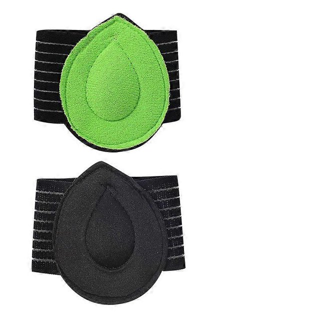 KAIYANG Plantilla con soporte para el arco que absorbe los impactos Almohadillas para pies con arco plano Alivio del dolor de pies (verde) verde