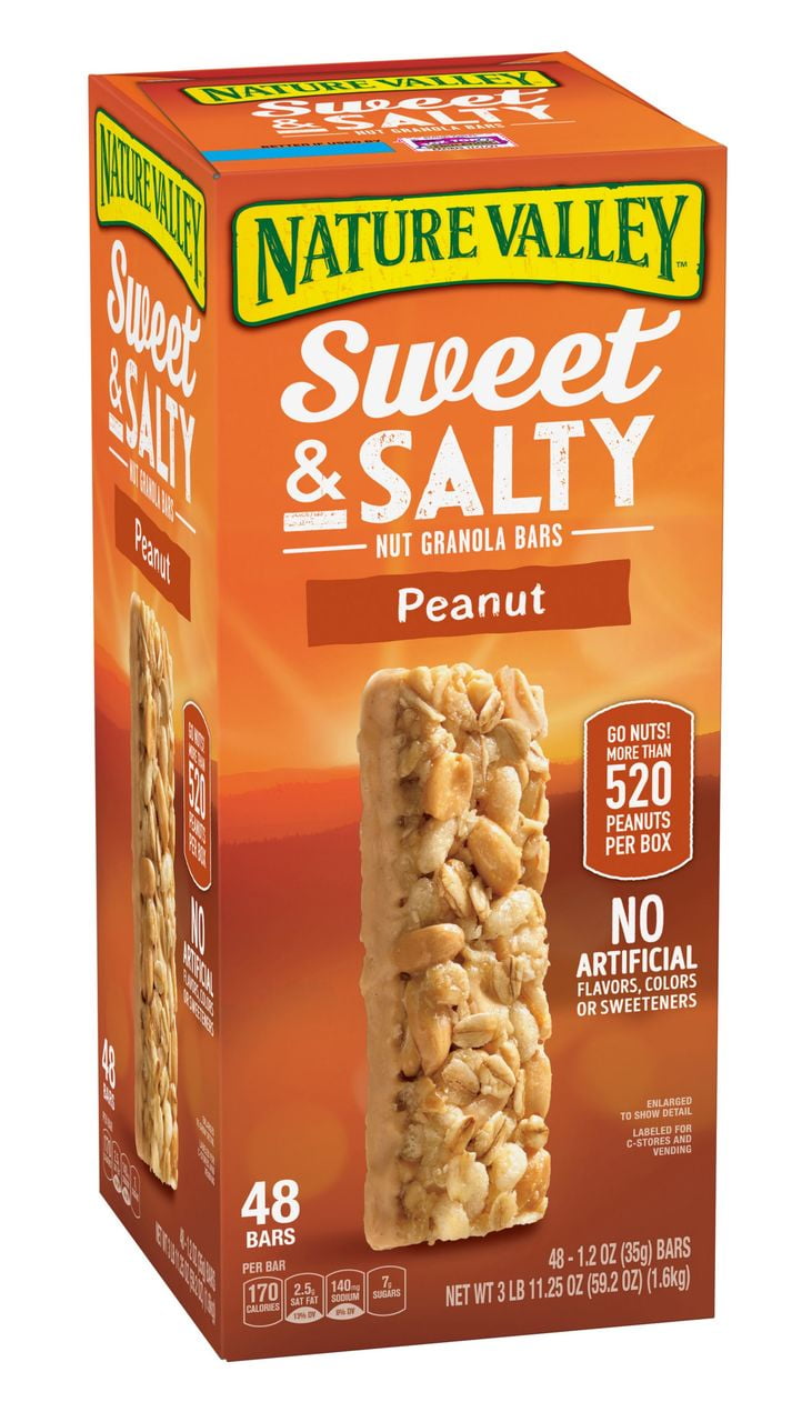 Product of Nature Valley Sweet & Salty Peanut Granola Bars 48 Ct