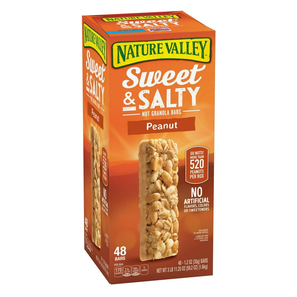 Product of Nature Valley Sweet & Salty Peanut Granola Bars, 48 ct