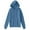 Blue, variant on GigrtiJin Women's Knitted Hoodies Long Sleeved Solid Color Hooded Drawstring Sweater Casual Warm Comfy Pullover Top