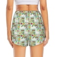 thumbnail image 2 of Lsque Rabbit And Carrot Printed Women's Running Shorts with Liner Pockets,Elastic Quick Dry Workout Athletic Gym Yoga Shorts,Womens High Waist Shorts-X-Large, 2 of 9