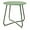 Bean Green, variant on Peacock Blue Patio Side Table, 18" Weatherproof Steel Outdoor Indoor Side Table for Garden, Balcony, Pool & Tailgate, Rust-Resistant Lightweight Portable Patio End Table