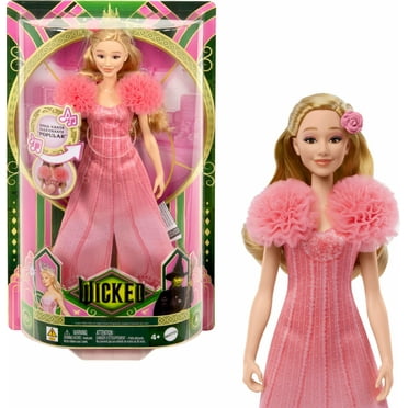 Wicked Singing Glinda Fashion Doll, Posable with Removable Movie Fashions & Accessories