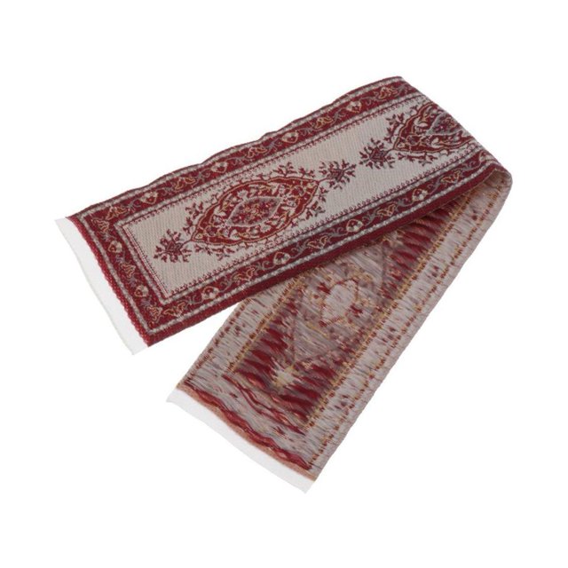 maskred Stylish Miniature Carpets Fashionable Furniture Accessory Wine Red 1Set