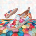 thumbnail image 2 of UIN NEW Women's Fashion Art Sneaker Painted Canvas Slip-On Ladies Wide Travel Shoes, 2 of 5
