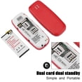 thumbnail image 4 of Mini Small GSM Dual SIM Card Mobile Phone Bluetooth Cellphone Red, 4 of 4