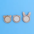 thumbnail image 4 of MasteelfCA 3pcs Cross Stitch Fixing Frame Mini Animal Cat Bear Rabbit Shape Embroidery Wood Hoops DIY Wooden Cross Stitch for Kit Frame Craft, 4 of 7
