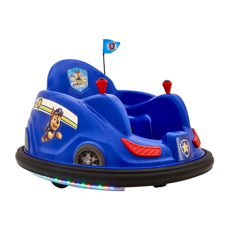 PAW Patrol 6V Bumper Car, Battery Powered, Electric Ride On by Flybar, Includes Charger