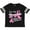 Football Black and White, variant on For My Grandma-Breast Cancer Awareness Boys or Girls Toddler T-Shirt
