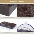 thumbnail image 2 of 2PCS Turtle Basking Platforms, Resin Tortoise Climbing Dock with Suction Cups for Aquarium Terrarium, Natural Bark Texture Resin Reptile Resting Terrace for Frogs, Amphibians, Lizards, 2 of 5