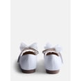 thumbnail image 4 of Wonder Nation Little Girls and Big Girls Scallop Ballet Flats with Tulle Bow, 4 of 4