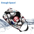 thumbnail image 6 of Goofa Butterfly Printed Toiletry Bag with Handle,Large Capacity Travel Makeup Cosmetic Bag for Women, Carry on Airport Airline Compliant Bag, 6 of 9