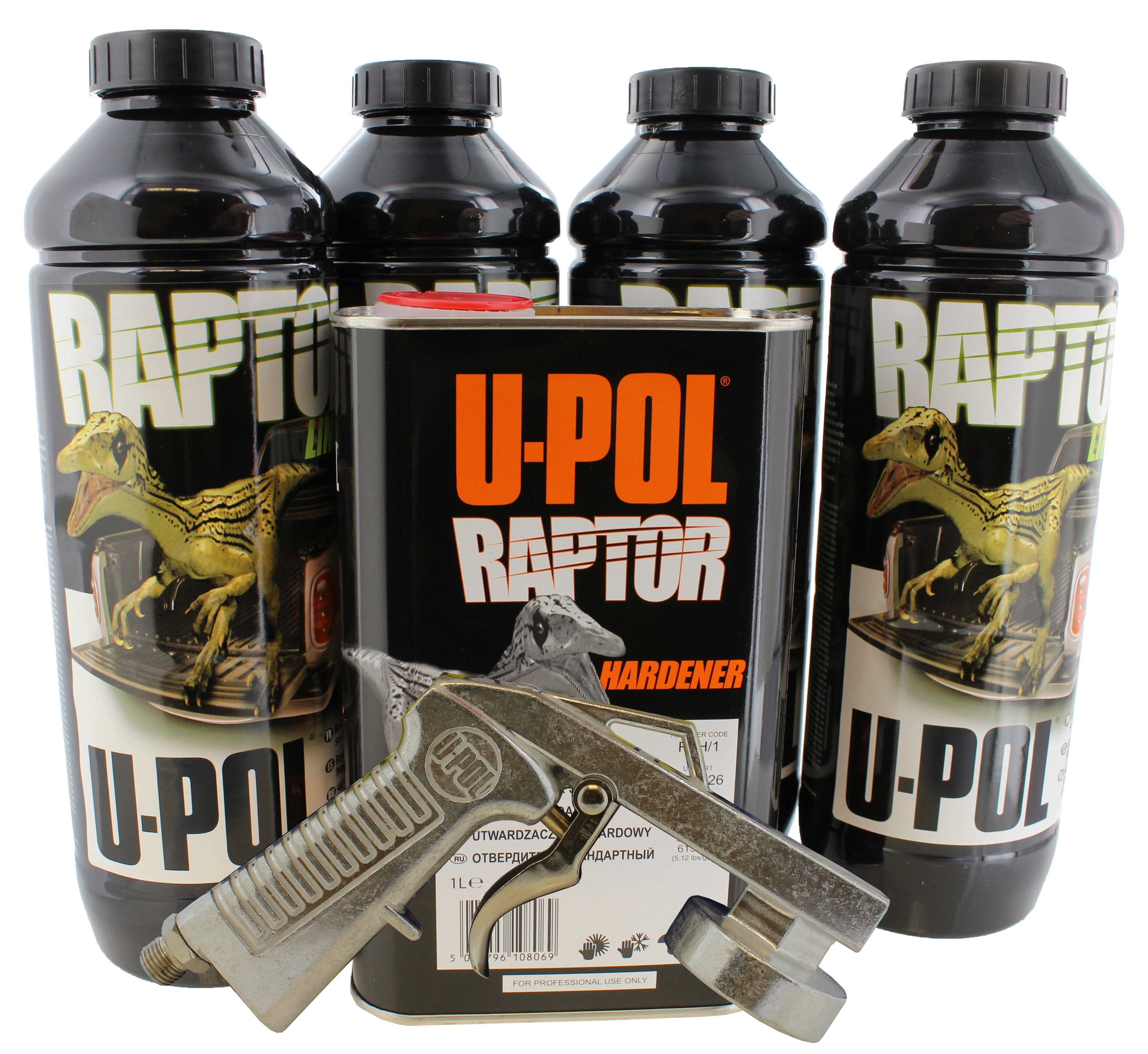 U-POLのRAPTOR LINER ブラック４L 塗装ガンセット | www.turboplus.cl