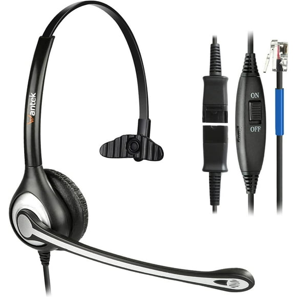 Phone with Microphone Noise Cancelling and Quick Disconnect Cord, RJ9 Telephone s Compatible with Cisco