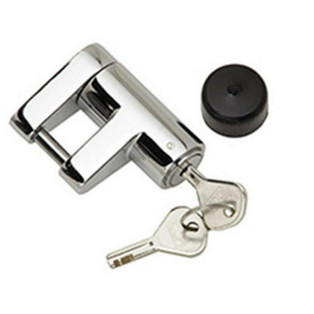 Cequent 580403 Chrome Coupler Bulldog Lock (Best Lock For Bulldog Coupler)