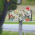 thumbnail image 4 of Yayeee Mailbox Cover Magnetic Standard Size Post Box Cover Wrap Decor, Green Floral Pattern, 4 of 9