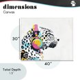 thumbnail image 4 of Stupell Industries Eclectic Leopard On Air Headphones Canvas Art, 40 x 30, by Svetlana Aleynikova, 4 of 8