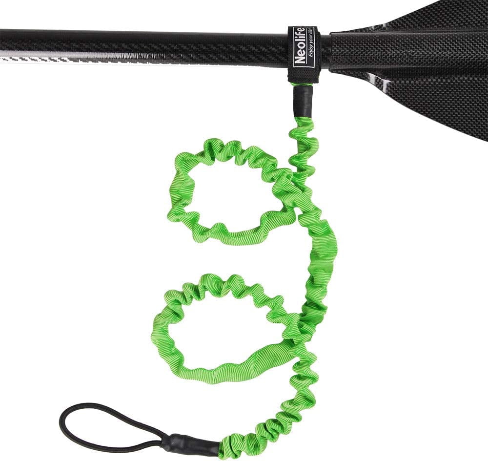 AIMTYD Stretchable Kayak Paddle Leash, Coiled Rod Leash Tool Lanyard for Kayak and SUP Paddles