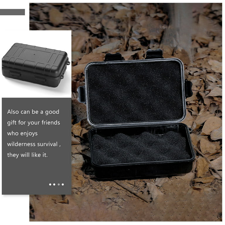 2pcs Outdoor Tool Box Wear-resistant Survival Cases Multi-function Box  Survival Accessory