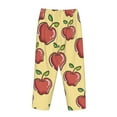 thumbnail image 5 of Bingfone Pajamas For Women,Apple Pajama Pants With Pockets-X-Large, 5 of 9