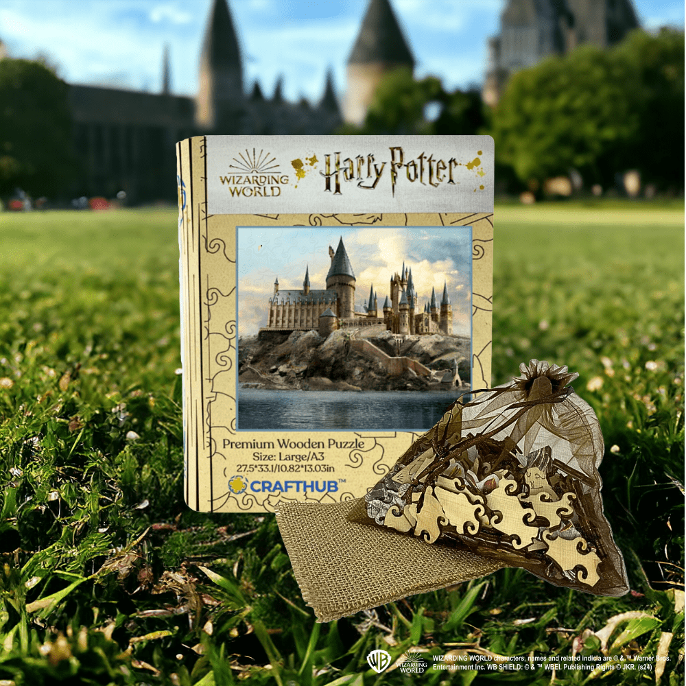 CRAFTHUB Harry Potter - Hogwarts Castle Wooden Jigsaw Puzzle