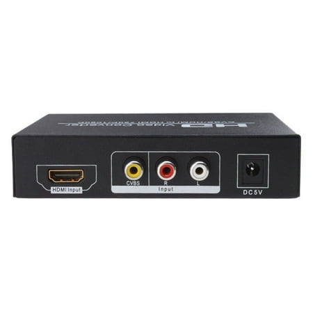 S-video Component Video Converter - 3 RCA S-Video Composite AV to HDMI Converter Adapter