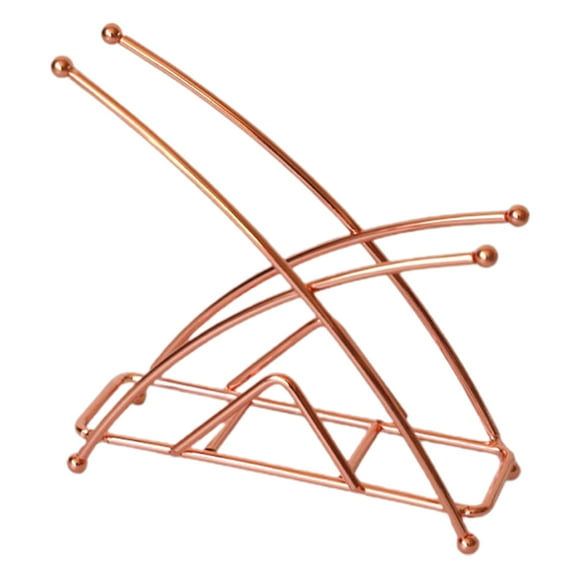 Jangslng Standing Metal Tissue Holder Geometric Heavy Duty Iron Dining Table Paper Towel Napkin Clip Dispenser Organizer Home Hotel Kitchen Supplies